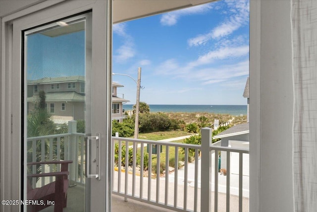 1506 Strand St, Neptune Beach, FL 32266 - balcony featuring a water view