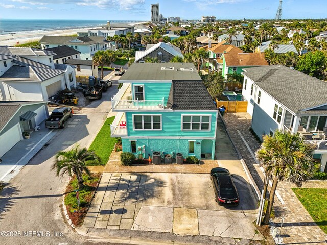 1506 Strand St, Neptune Beach, FL 32266 - aerial view of residential area featuring a nearby body of water