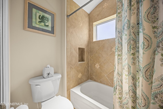 641 Donald Ross Way, Saint Augustine, FL 32092 - bathroom featuring toilet and shower / bath combo with shower curtain
