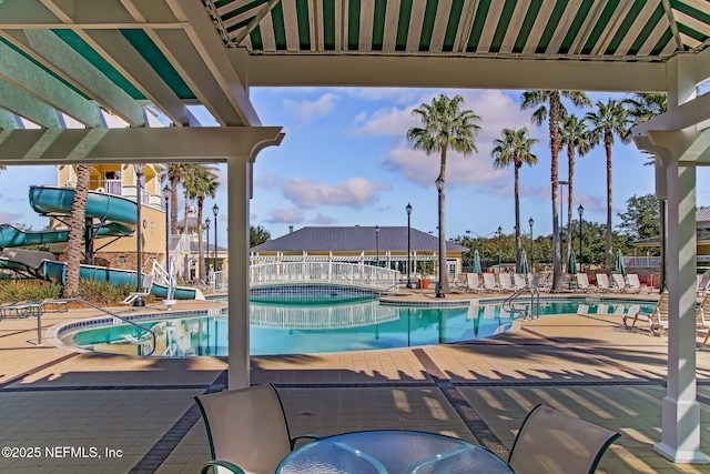 14220 Palmetto Springs St, Jacksonville, FL 32258 - community pool featuring a patio and a water slide
