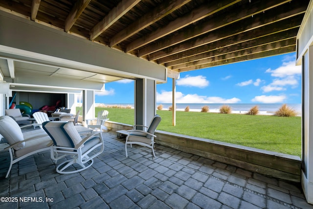 2947 S Ponte Vedra Blvd, Ponte Vedra Beach, FL 32082 - view of patio with a water view