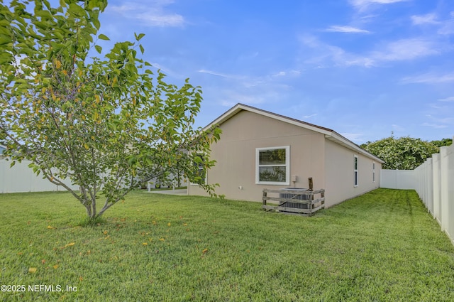 1908 Longneedle Ln, Middleburg, FL 32068 - back of house featuring central air condition unit