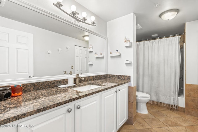 4000 Grande Vista Blvd Unit 15-206, Saint Augustine, FL 32084 - bathroom featuring vanity, shower / tub combo, and tile patterned flooring