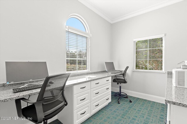 4000 Grande Vista Blvd Unit 15-206, Saint Augustine, FL 32084 - office space featuring crown molding and baseboards