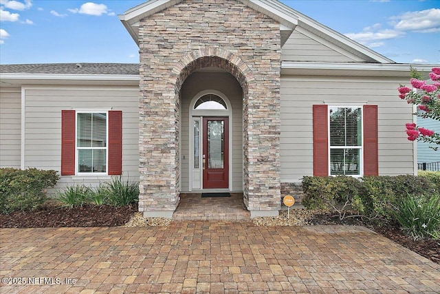 17 Derecho Ln, Saint Augustine, FL 32095 - view of exterior entry featuring stone siding