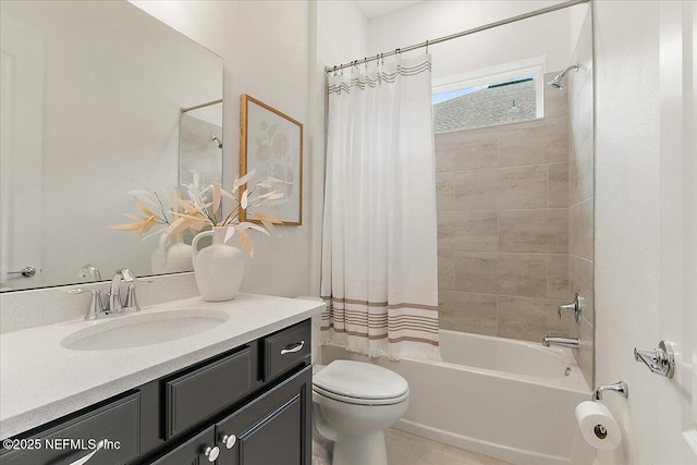 17 Derecho Ln, Saint Augustine, FL 32095 - full bathroom featuring vanity and shower / bath combination with curtain