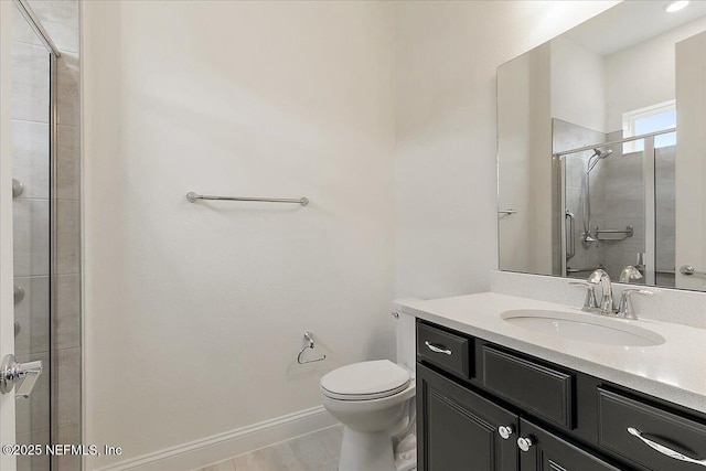17 Derecho Ln, Saint Augustine, FL 32095 - bathroom featuring vanity and a stall shower
