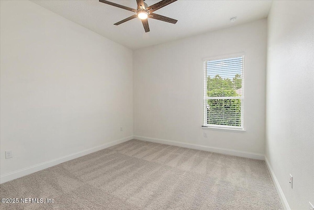 17 Derecho Ln, Saint Augustine, FL 32095 - empty room featuring a ceiling fan and light carpet