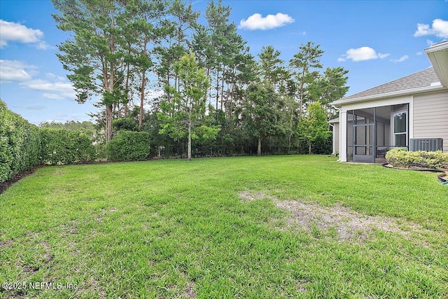 17 Derecho Ln, Saint Augustine, FL 32095 - view of green lawn featuring a sunroom