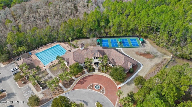 17 Derecho Ln, Saint Augustine, FL 32095 - aerial overview of property's location with a pool