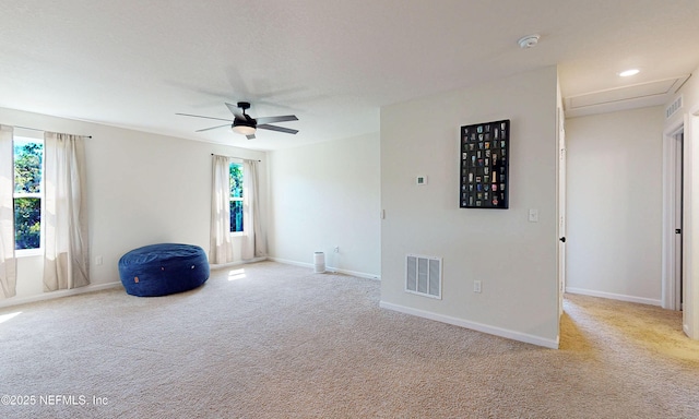 8657 Lake George Cir E, Macclenny, FL 32063 - carpeted spare room featuring a ceiling fan and a smoke detector