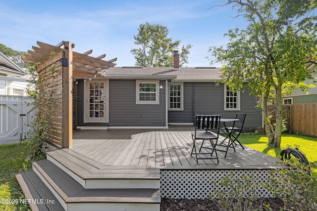 1094 Wolfe St, Jacksonville, FL 32205 - deck with a pergola