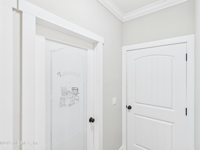 96168 High Pointe Dr, Fernandina Beach, FL 32034 - hallway with ornamental molding