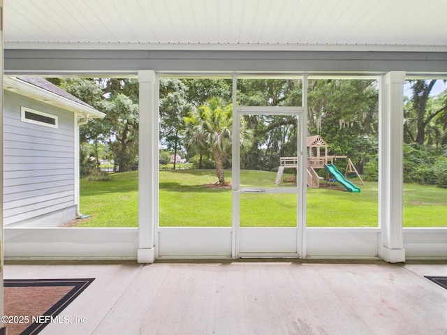 96168 High Pointe Dr, Fernandina Beach, FL 32034 - view of unfurnished sunroom
