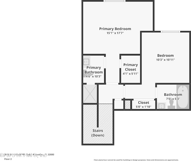 3960 A1A S Unit 505, Saint Augustine Beach, FL 32080 - view of home floor plan