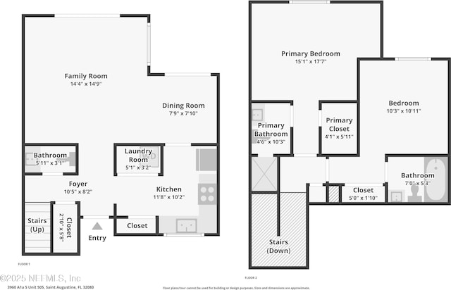 3960 A1A S Unit 505, Saint Augustine Beach, FL 32080 - view of room layout