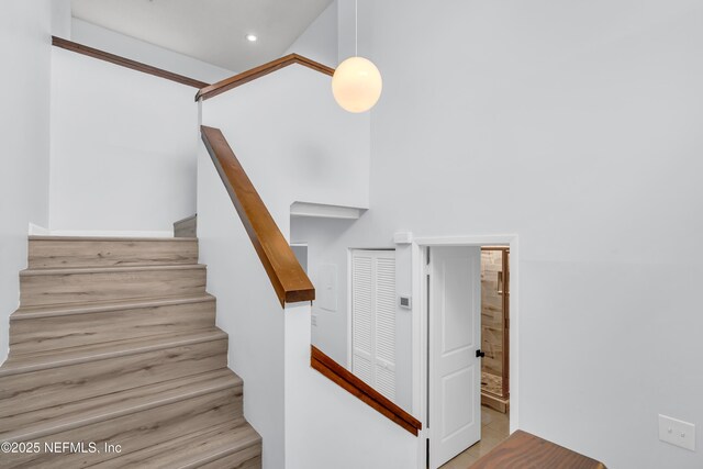 9360 Craven Rd Unit 703, Jacksonville, FL 32257 - staircase with recessed lighting