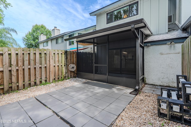 9360 Craven Rd Unit 703, Jacksonville, FL 32257 - view of patio / terrace featuring a sunroom