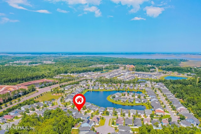 97082 Harbor Concourse Cir, Fernandina Beach, FL 32034 - aerial view of residential area with a nearby body of water