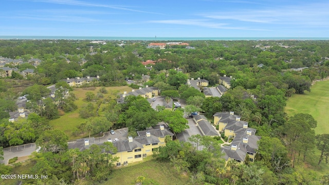 1800 The Greens Way Unit 605, Jacksonville Beach, FL 32250 - aerial overview of property's location with nearby suburban area