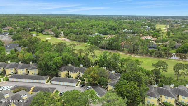 1800 The Greens Way Unit 605, Jacksonville Beach, FL 32250 - aerial overview of property's location with a local golf course and nearby suburban area