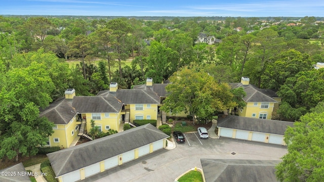1800 The Greens Way Unit 605, Jacksonville Beach, FL 32250 - bird's eye view of a heavily wooded area