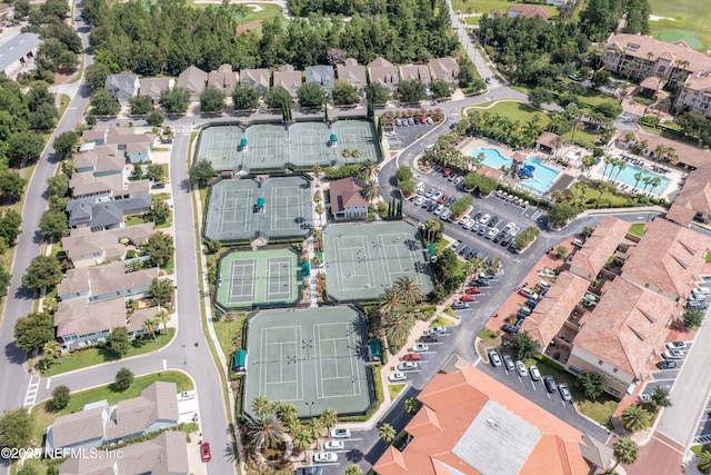 3024 Las Calinas Blvd, Saint Augustine, FL 32095 - aerial view of property and surrounding area with nearby suburban area