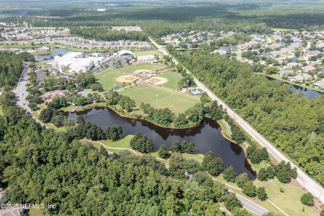 3024 Las Calinas Blvd, Saint Augustine, FL 32095 - aerial overview of property's location featuring a nearby body of water and nearby suburban area