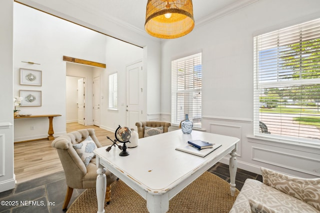 21 Mollusk Rd, Saint Johns, FL 32259 - office space with crown molding and wainscoting