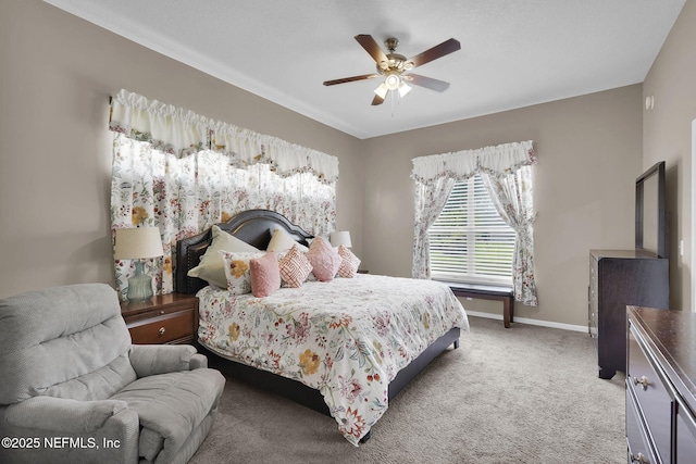 1571 Shelter Cove Dr, Fleming Island, FL 32003 - bedroom featuring light colored carpet and ceiling fan