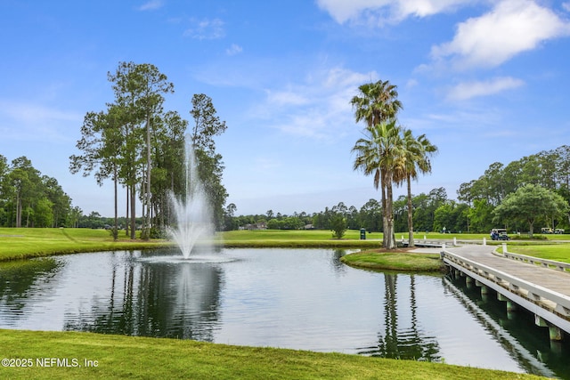 1571 Shelter Cove Dr, Fleming Island, FL 32003 - water view featuring a tree filled landscape