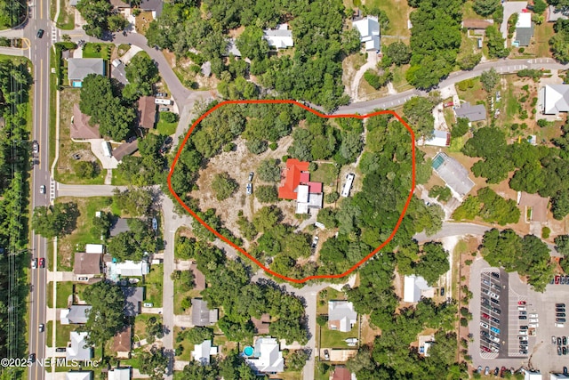 150 Calle Menendez, Saint Augustine, FL 32086 - aerial view of property's location with property boundaries highlighted