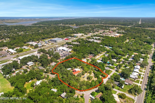 150 Calle Menendez, Saint Augustine, FL 32086 - aerial overview of property's location with property parcel outlined