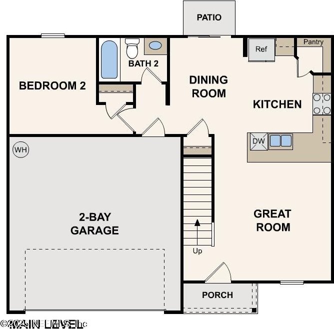 24 Royal Leaf Ln, Palm Coast, FL 32164 - view of floor plan / room layout