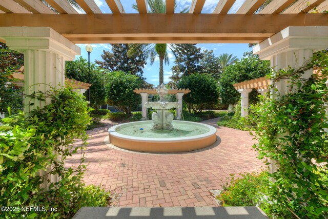 10075 Gate Pkwy N Unit 913, Jacksonville, FL 32246 - view of patio / terrace featuring a pergola