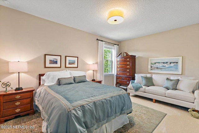 4705 Sawbuck St, Saint Augustine, FL 32092 - carpeted bedroom featuring a textured ceiling