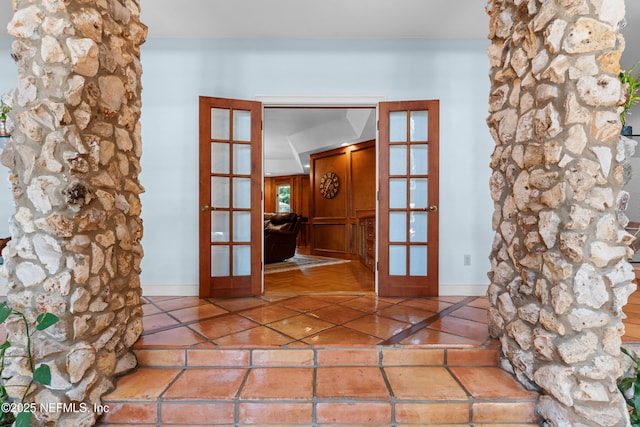 970 Fruit Cove Rd, Saint Johns, FL 32259 - unfurnished room with french doors and tile patterned floors