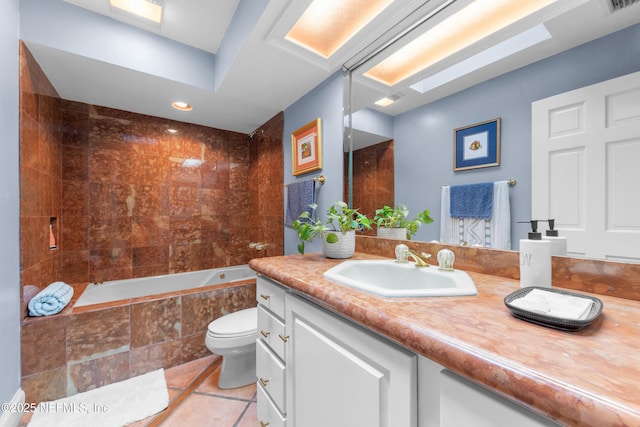 970 Fruit Cove Rd, Saint Johns, FL 32259 - full bathroom with vanity and tile patterned flooring