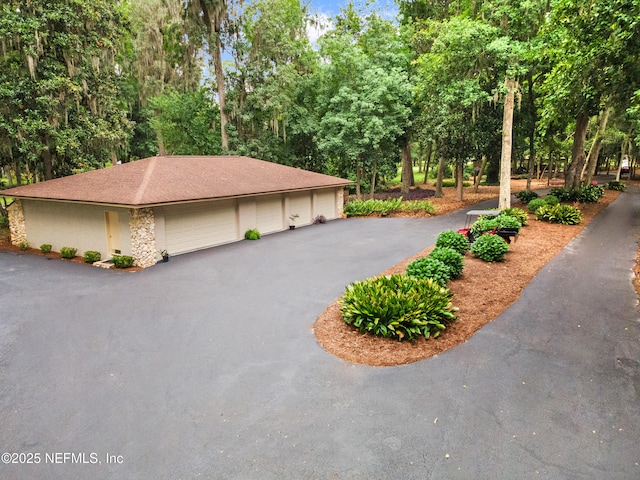 970 Fruit Cove Rd, Saint Johns, FL 32259 - detached garage with view of scattered trees