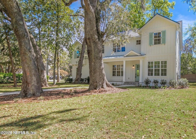 1501 Emma Ln, Neptune Beach, FL 32266 - traditional-style home with a front lawn