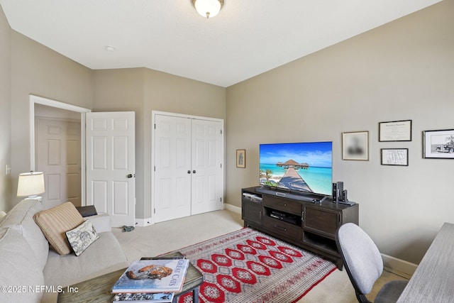 1478 Riverplace Blvd Unit 1605, Jacksonville, FL 32207 - carpeted home office with baseboards