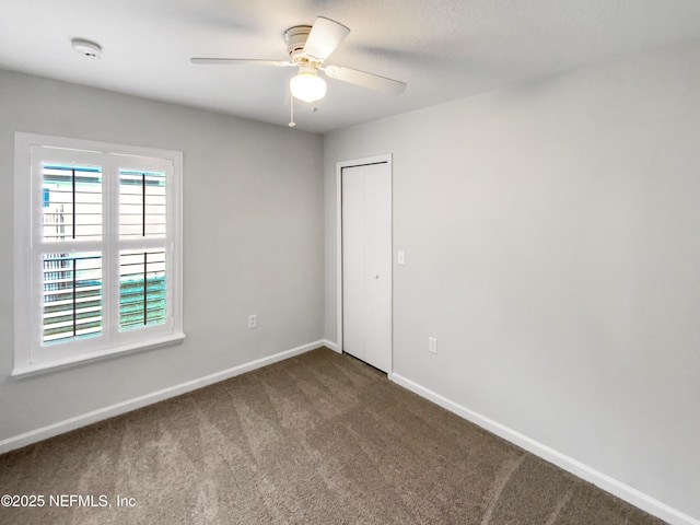 287 Buck Run Way, Saint Augustine, FL 32092 - spare room with carpet flooring, a ceiling fan, and a smoke detector