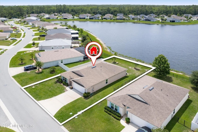 189 Blue Creek Way, Saint Augustine, FL 32086 - aerial view of residential area featuring a large body of water