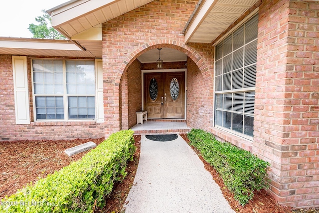 361 SE 34th St, Keystone Heights, FL 32656 - doorway to property featuring brick siding