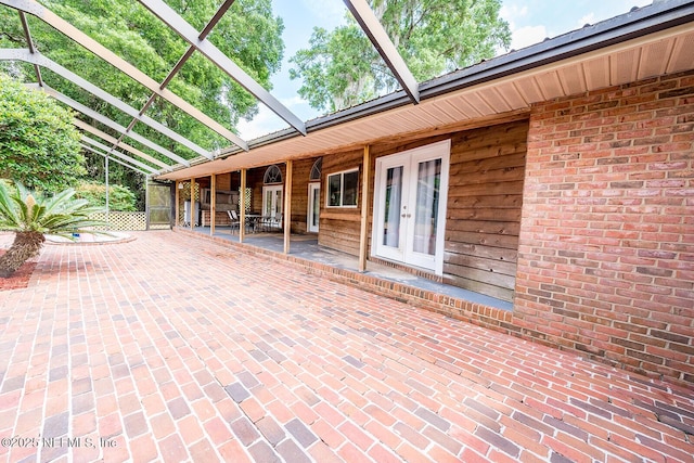 361 SE 34th St, Keystone Heights, FL 32656 - view of patio / terrace featuring french doors