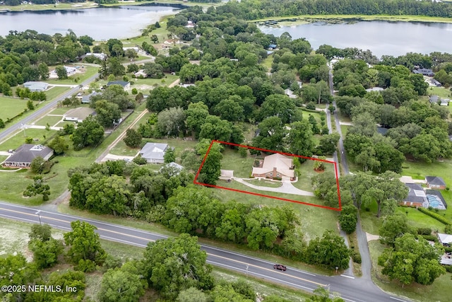 361 SE 34th St, Keystone Heights, FL 32656 - view of property location featuring a nearby body of water and property boundaries highlighted