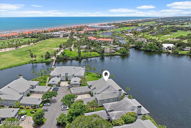 91 San Juan Dr Unit E3, Ponte Vedra Beach, FL 32082 - aerial perspective of suburban area featuring a nearby body of water and a local golf course