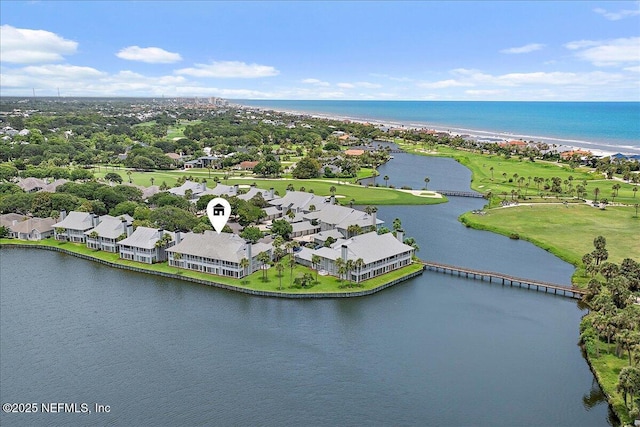 91 San Juan Dr Unit E3, Ponte Vedra Beach, FL 32082 - aerial perspective of suburban area featuring a nearby body of water