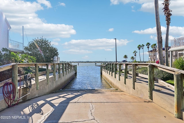 110 Ocean Hollow Ln Unit 114, Saint Augustine, FL 32084 - dock featuring a water view and a boat ramp