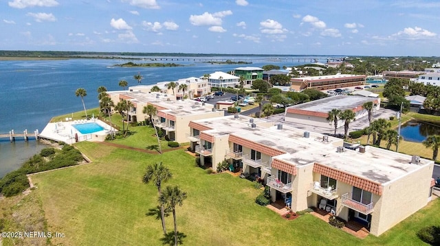 7265 S A1A Unit B8, Saint Augustine, FL 32080 - aerial view of a large body of water and a pool